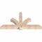 Ekena Millwork Redmond Smooth Timber Gable Bracket, Douglas Fir, 72"W x 39"H x 5 1/2"D x 5 1/2"F, 13/12 Pitch GBW072X39X0606RED00SDF - alternate 3